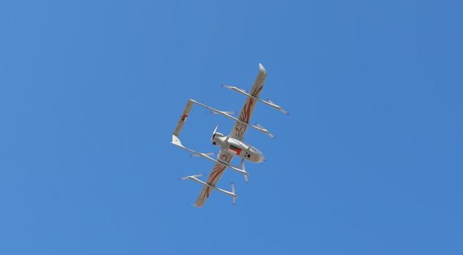 中东首飞 | 天空之桥跨越瀚海山巅——飞鹏大型无人机在中东实现首次物流运输飞行