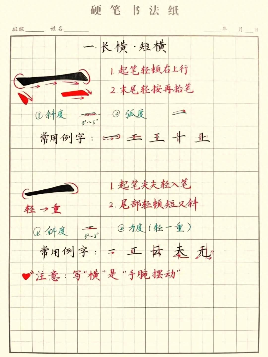 硬笔笔画：拆解方寸间的书写基本功