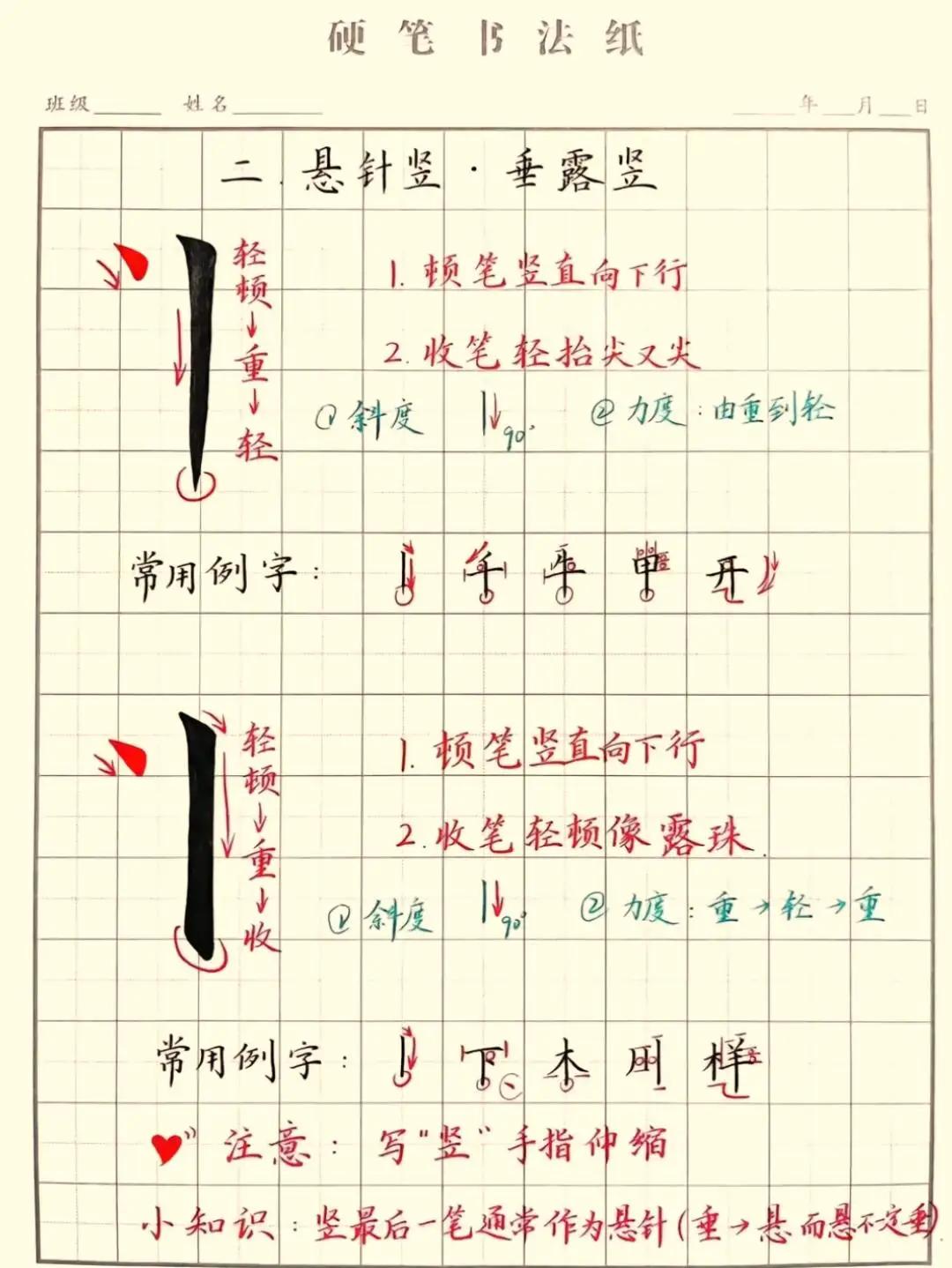 硬笔笔画：拆解方寸间的书写基本功