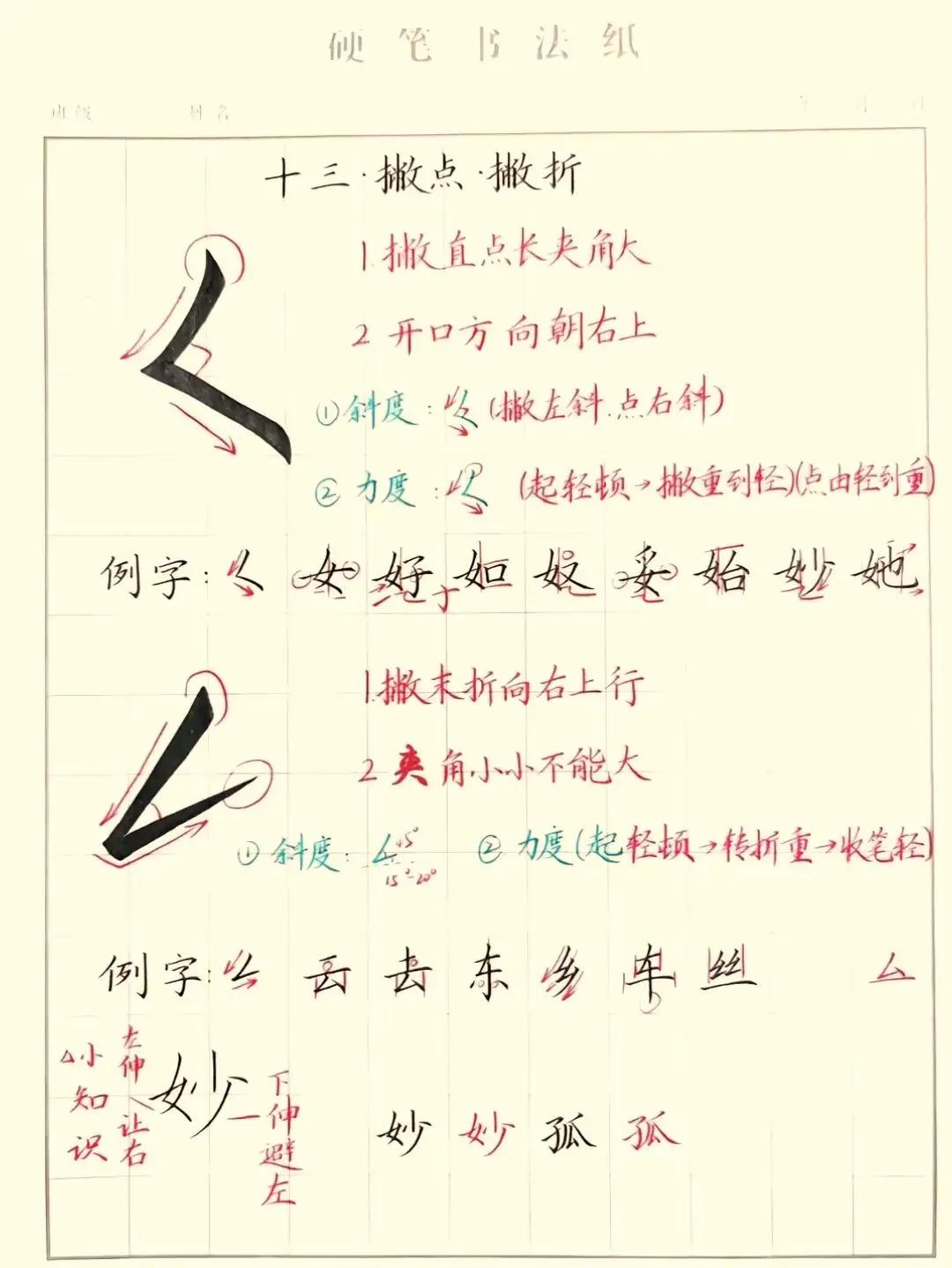 硬笔笔画：拆解方寸间的书写基本功