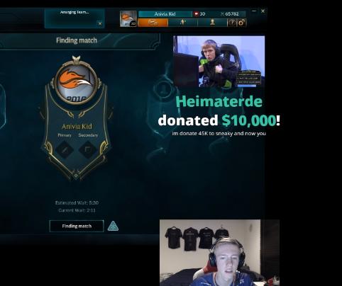 国外直播平台惊现土豪网友 一天连捐两万美金