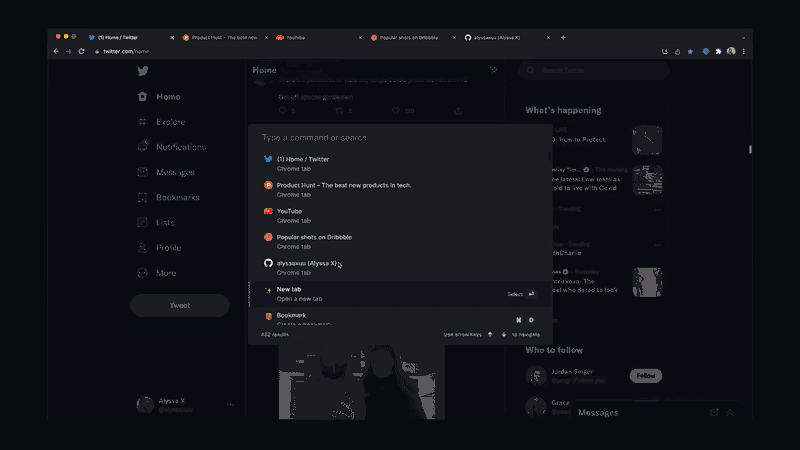 小姐姐做了个漂亮的浏览器插件，功能真强