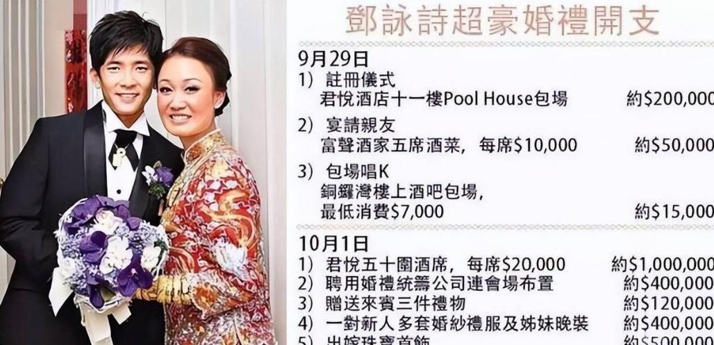 赌王“五姨太”郑咏诗：护工上位，拿上亿分手费，转身高调嫁初恋