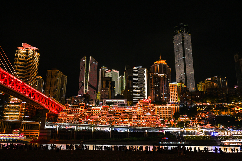 重庆洪崖洞夜色美