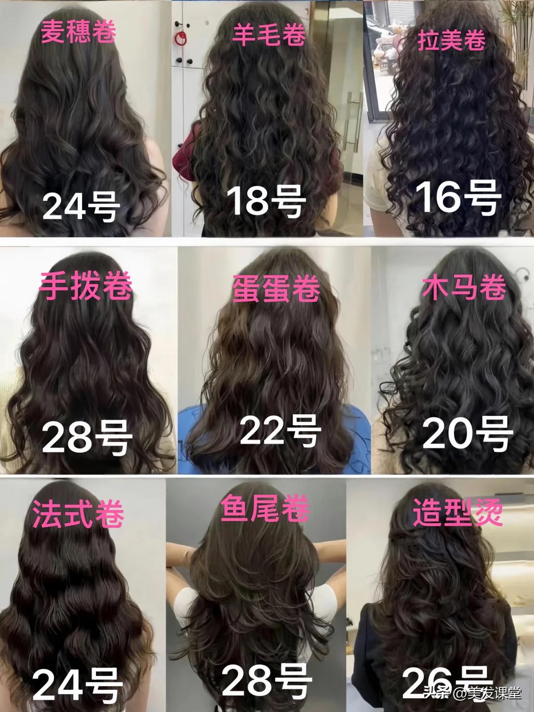 保姆级烫发选杠指南，选杠口诀秘籍，不同卷度效果大公开