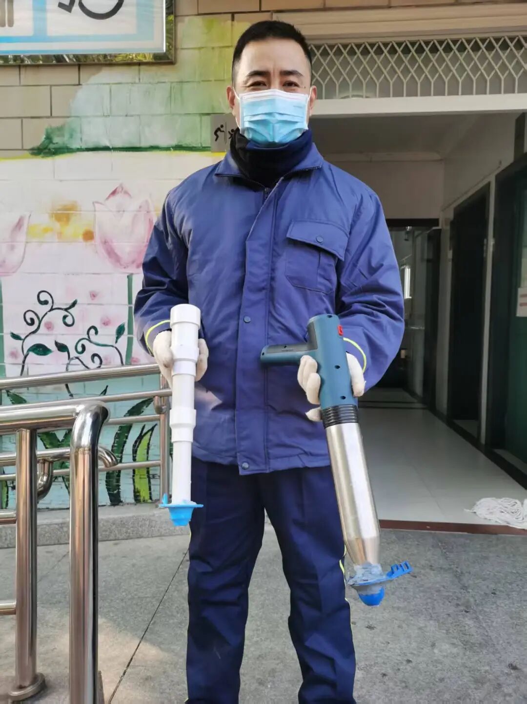 长宁环卫职工发明的疏通利器“火”了~