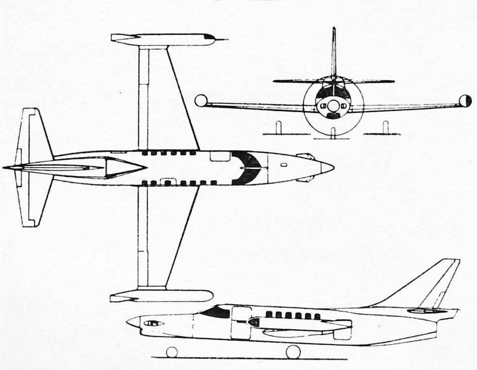 有趣的飞行器25-前拉后推的公务机 AJI湾流 盗贼 400/500