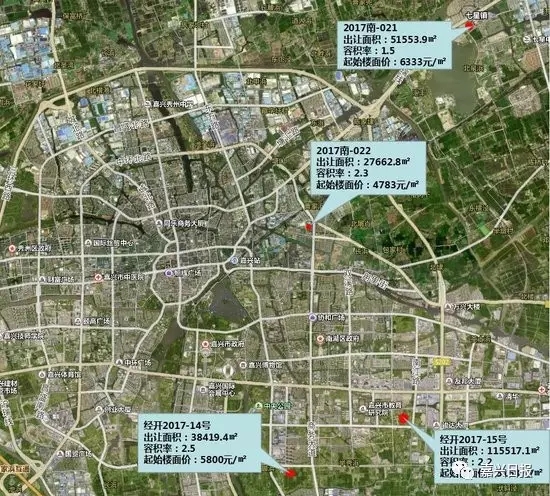 9月嘉兴将出让5宗地块!再现5·22土地狂欢?