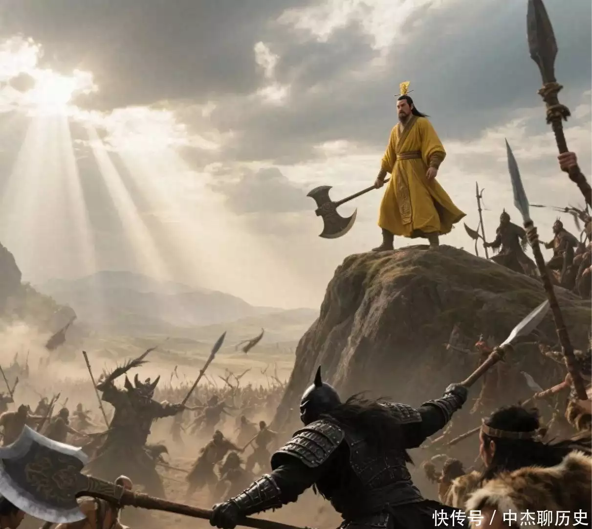 炎黄战蚩尤：一场上古神战，铸就千年贪婪图腾