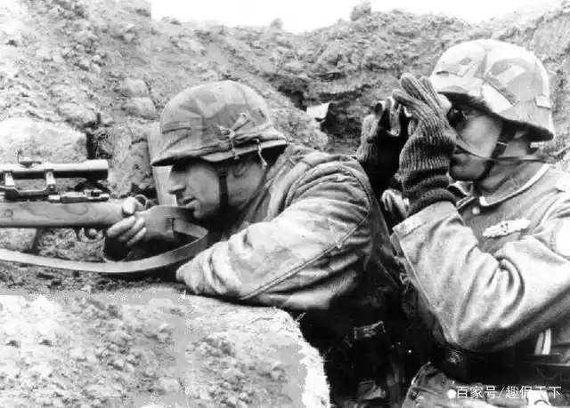 德国王牌狙击手，一天击退美军八次进攻