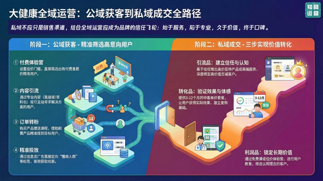 2026大健康赛道突围：公域高信任获客+私域深服务成交