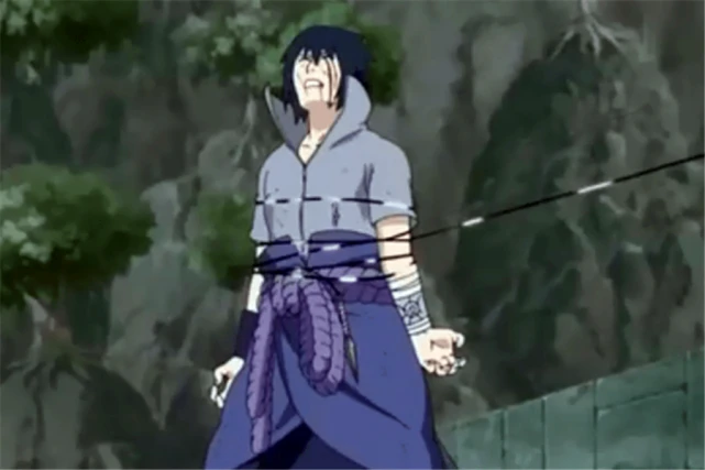 火影忍者中宇智波佐助的8次捆绑经历:2次是自愿,2次是被卡卡西
