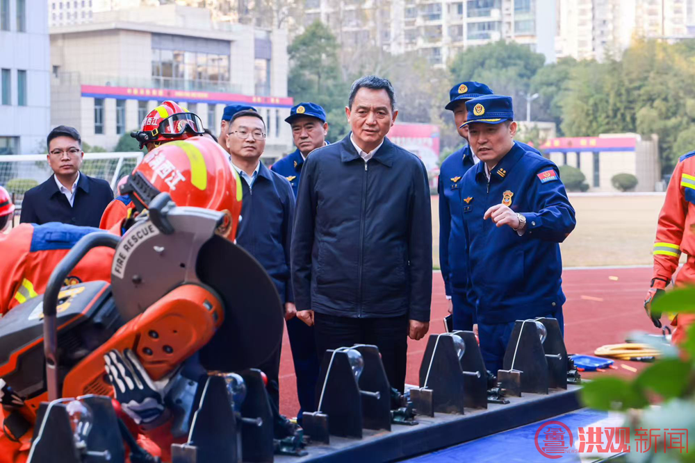 李红军调研检查消防安全和安全生产工作