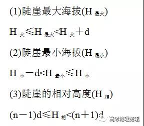 「高中地理」高考地理笔记：经纬网、等值线、地形剖面图知识汇总