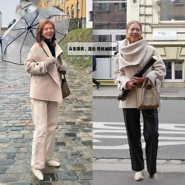 这位上海奶奶太会打扮！60看着像40岁，优雅减龄，比年轻人还时髦