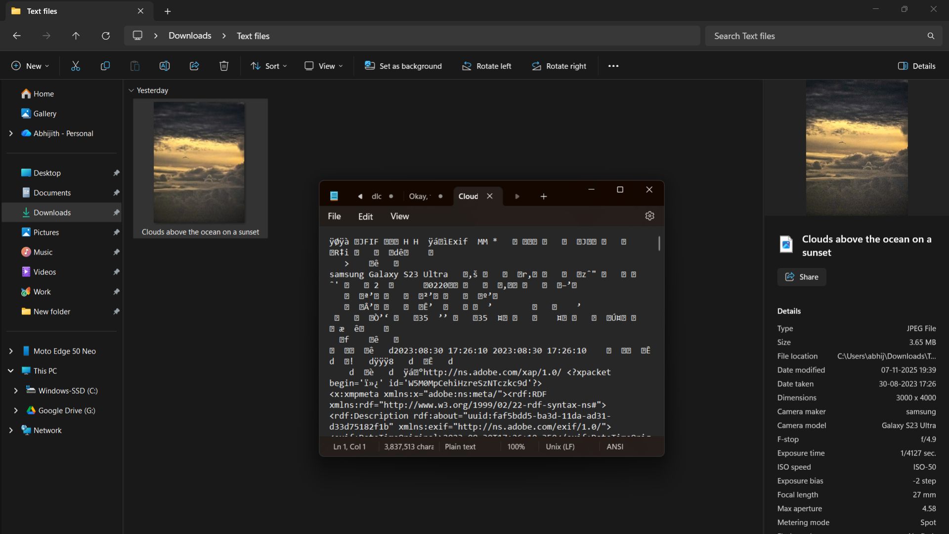微软 Win11 右键菜单遇 BUG：图片、视频等都能用记事本“编辑”