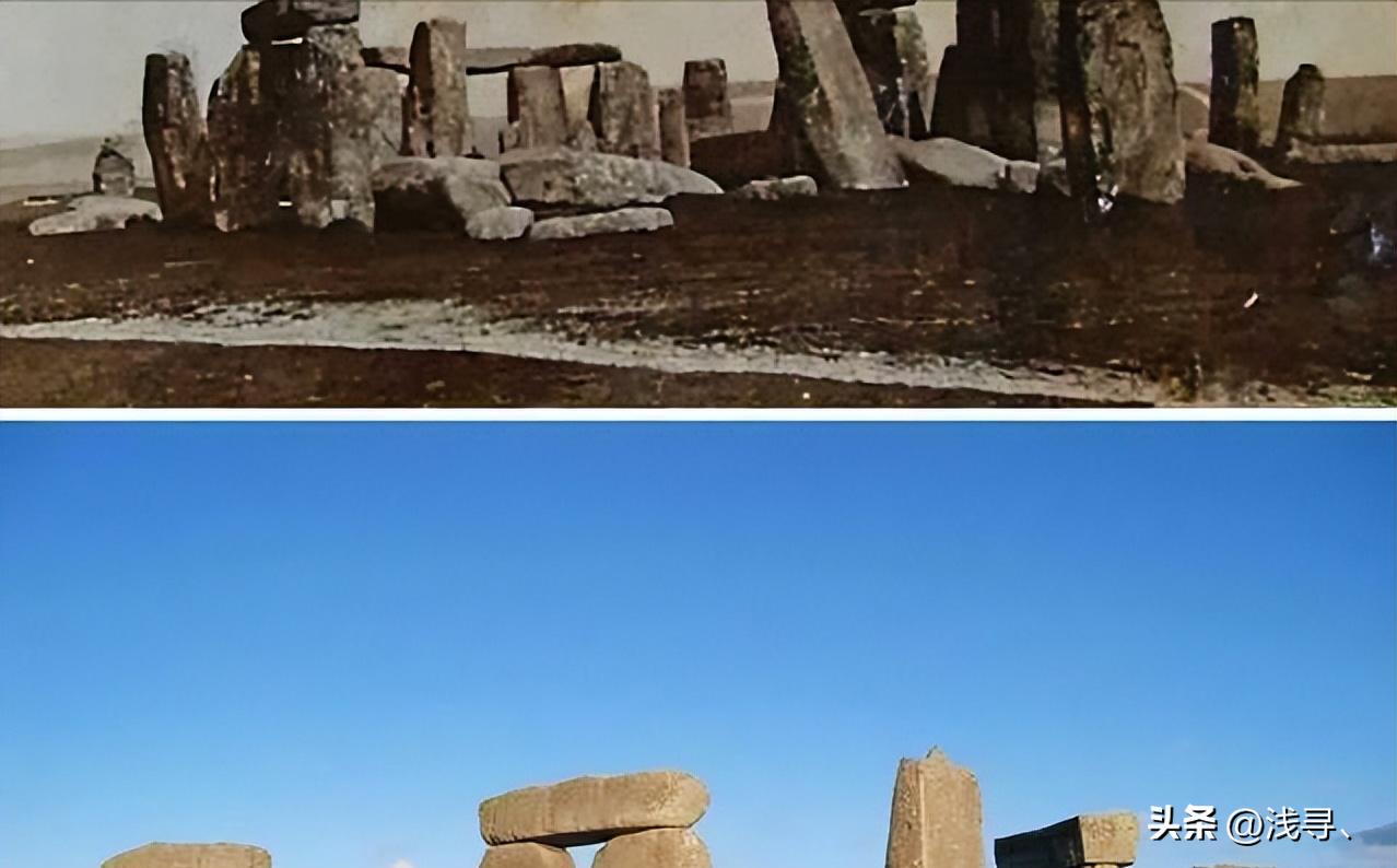 罕见老照片：被迫脱光衣服的女人站在男人堆里，女子门口笑脸迎客