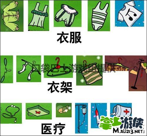 手机游戏找你妹攻略大全：所有找你妹物品分类