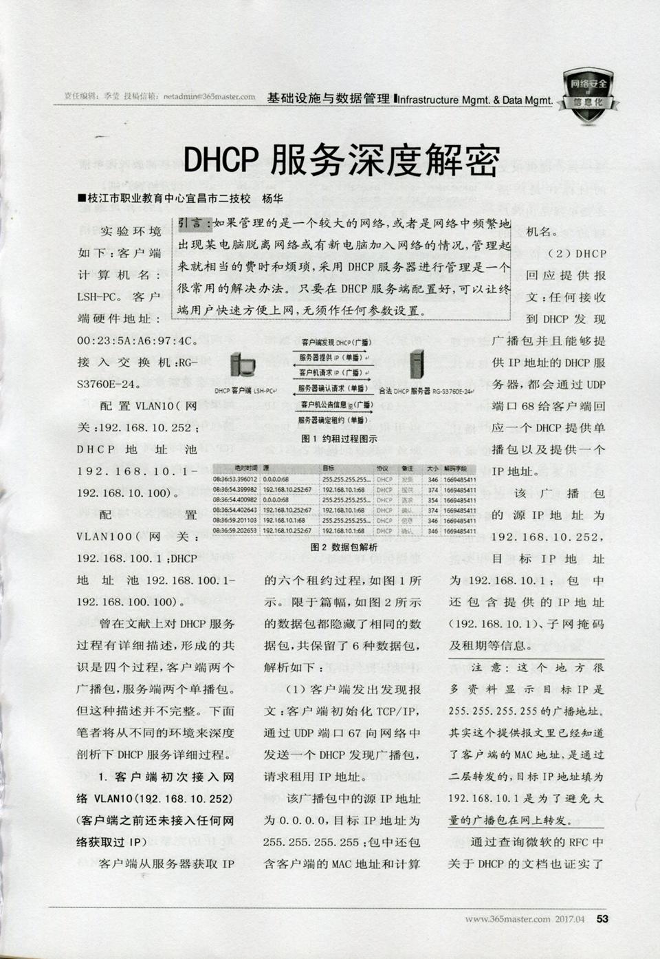 杂志名称：《网络安全和信息化》