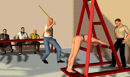 违法了，打打屁股！