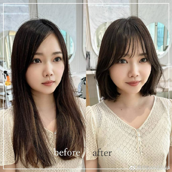 从长发到波波头：时尚减龄的华丽变身