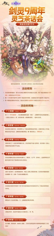 《剑灵》九周年回馈加码 点券红包大放送