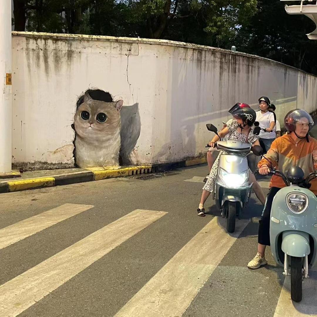 “300万人围观的墙绘被毁坏” 律师：涂鸦者与毁坏者均属在公共墙壁乱涂乱画