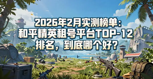 2026年2月实测榜单：和平精英租号平台TOP12排名，到底哪个好？