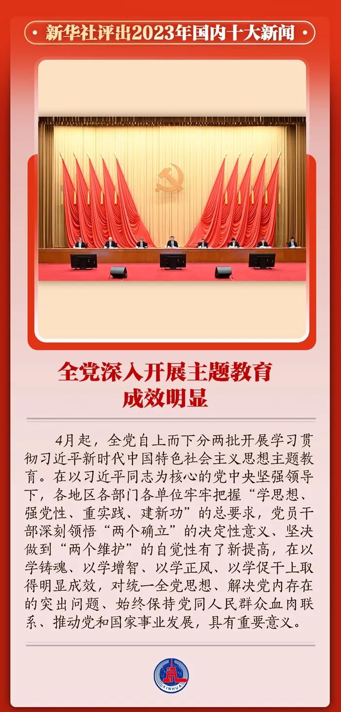 【时政】新华社评出2023年国内国际十大新闻