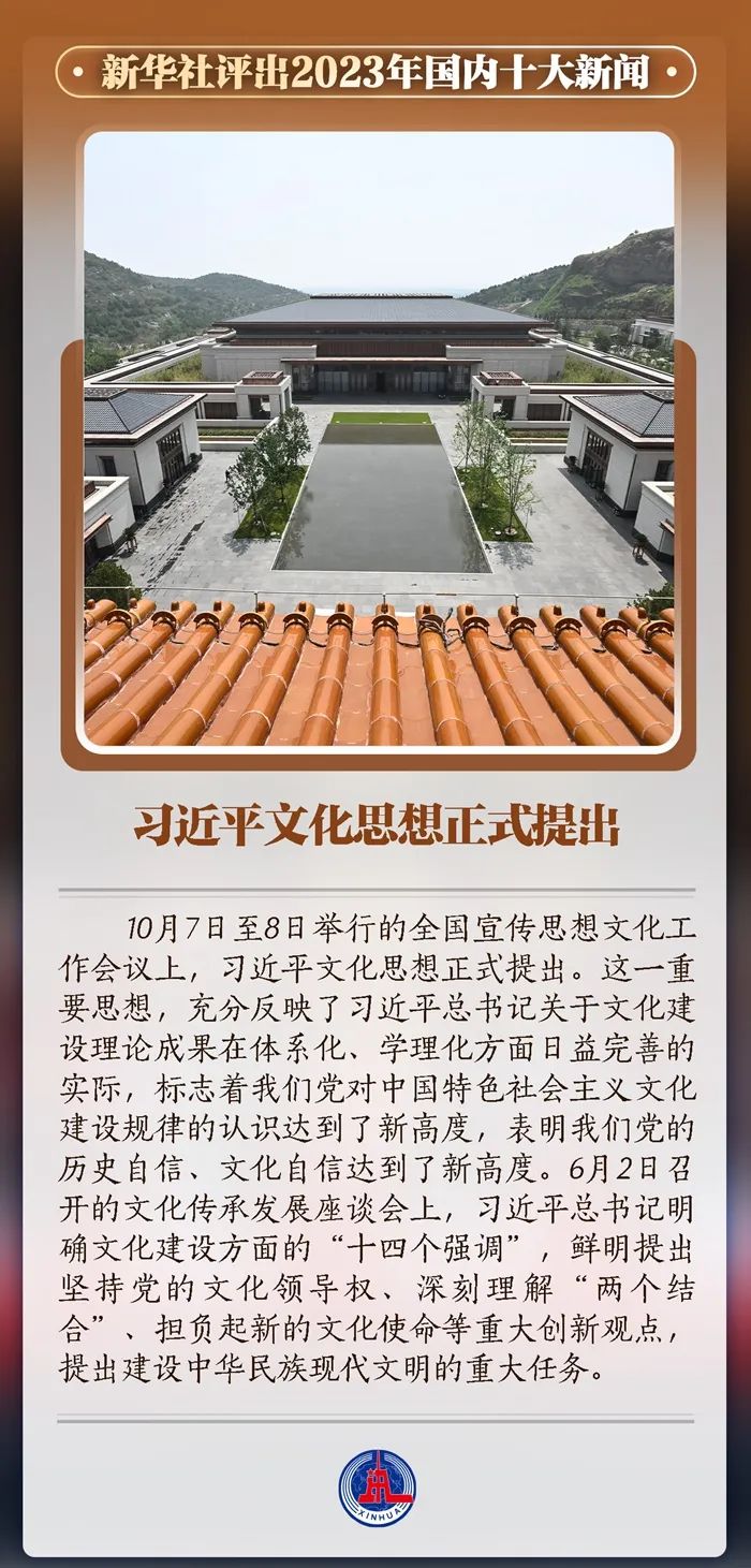【时政】新华社评出2023年国内国际十大新闻