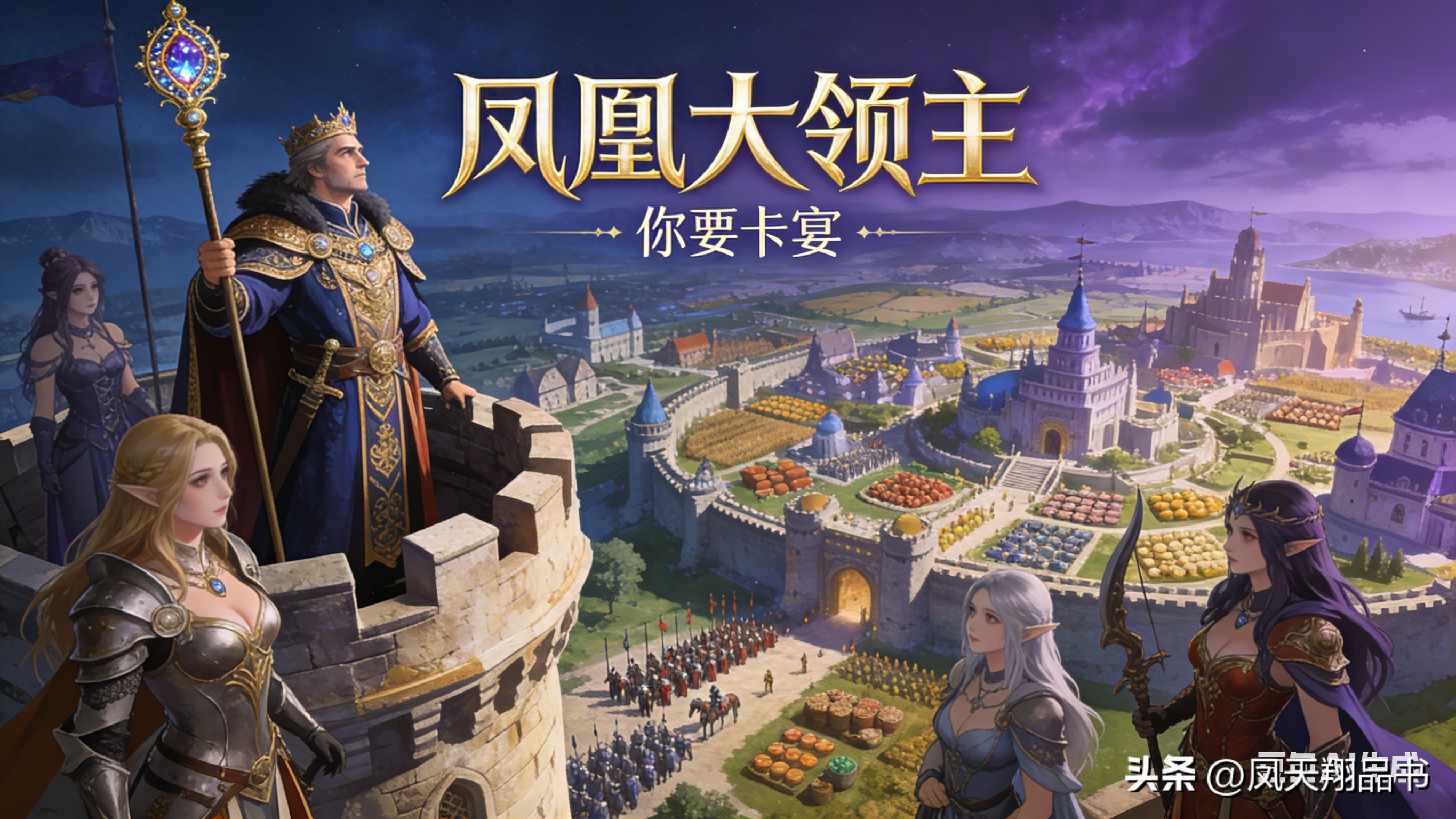 一本正连载西幻领主+种田争霸小说，从男爵到摄政王，凤凰封神录