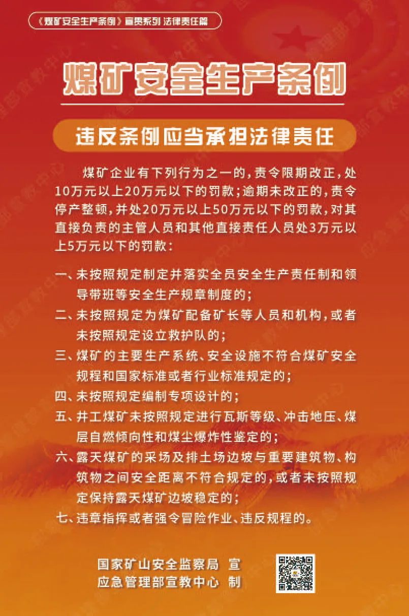 火速收藏！《煤矿安全生产条例》系列挂图来啦！