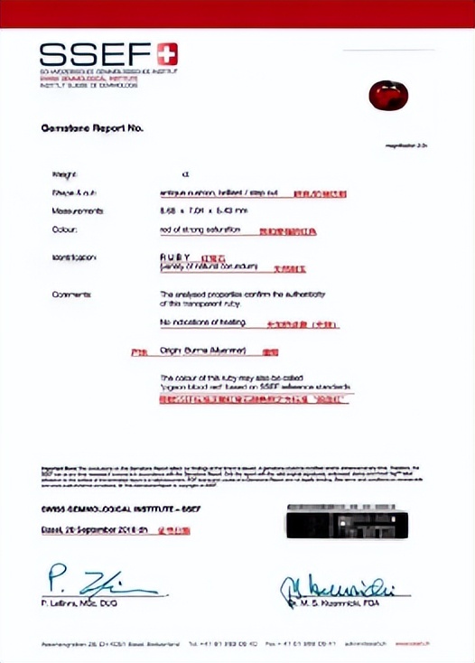 CGI美国加州宝石学院:彩色宝石鉴定证书怎么看?