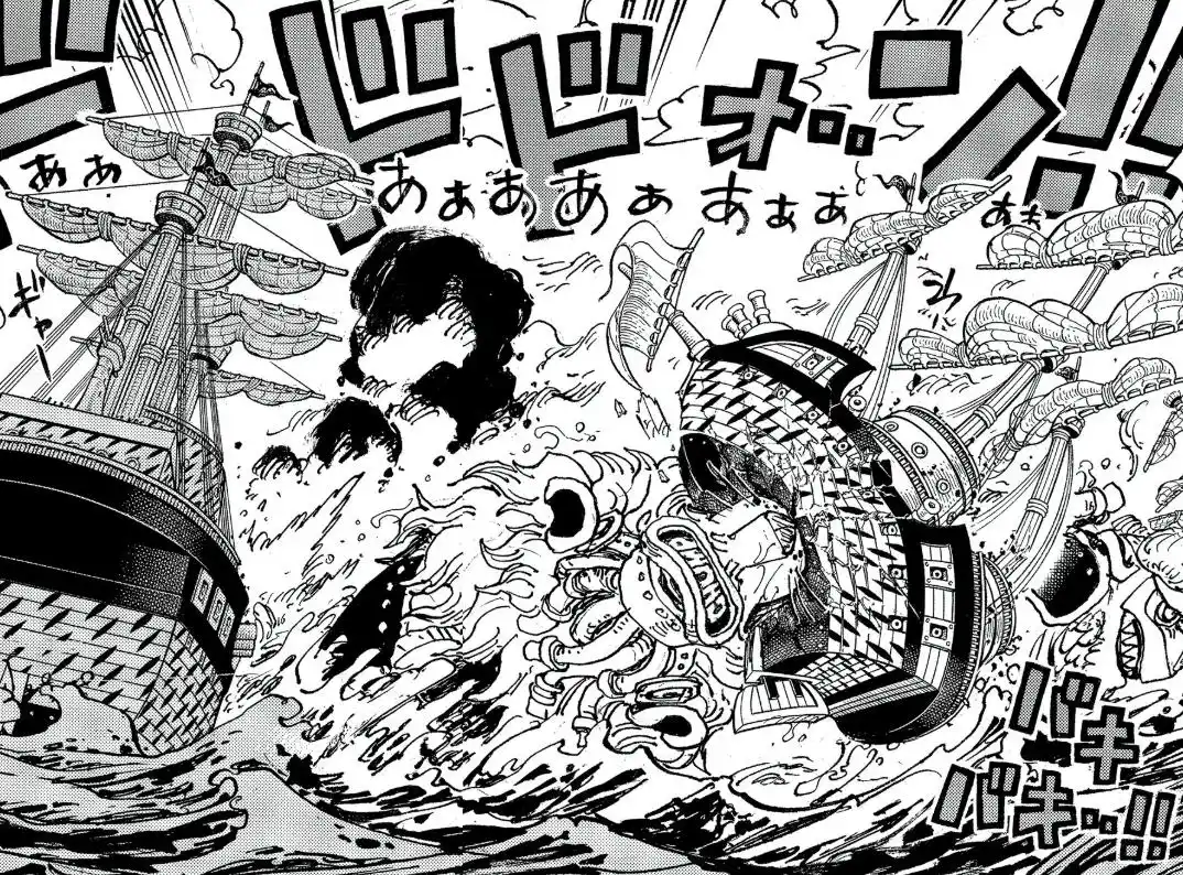 海贼王1105话:炸裂,山治VS土星和黄猿,土星抹杀贝加庞克又失败