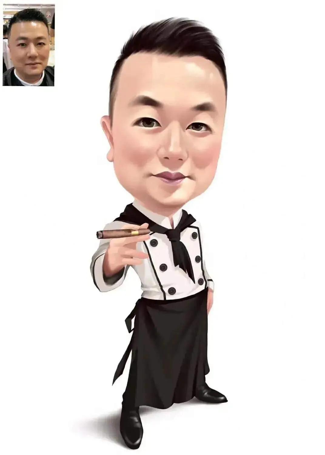 手绘微信头像男成熟稳重，头像图片微信手绘极简线条