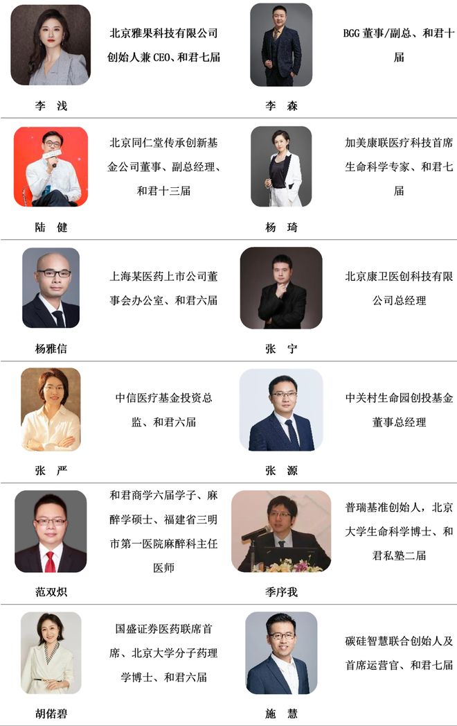 和君商学第十八届招生 • 医药医疗产业班