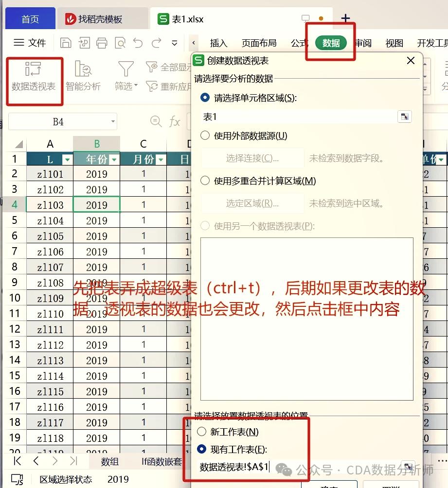 【CDA干货】如何用Excel数据透视分析业务？一文讲透