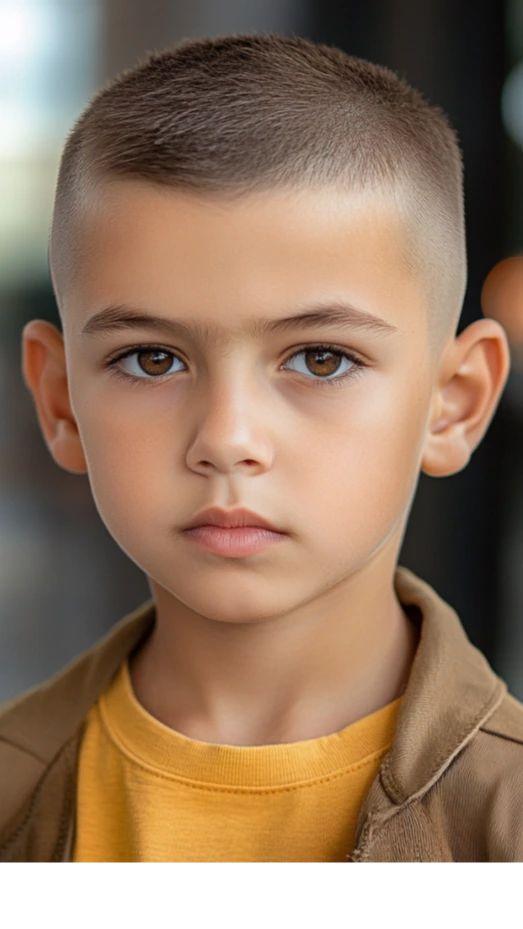 小男孩发型有多绝？渐变、刻痕……把童真和潮流焊死在头上