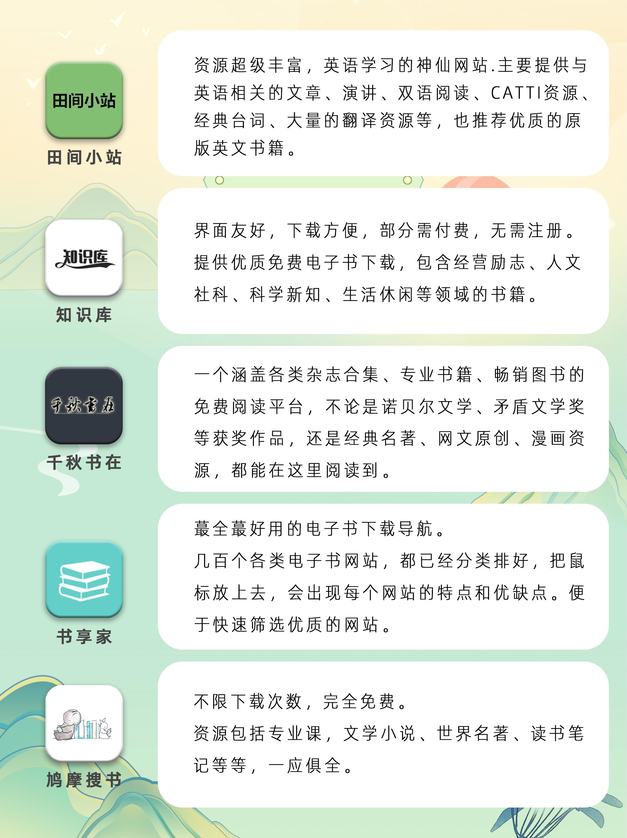 不止zlibray，让你实现免费电子书自由