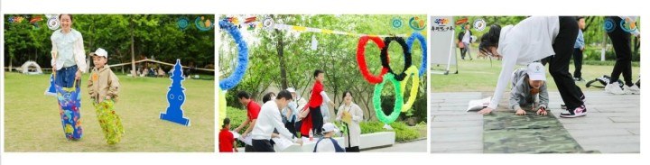 寻找吉祥物的过程，让这场亲子定向充满了亚运味