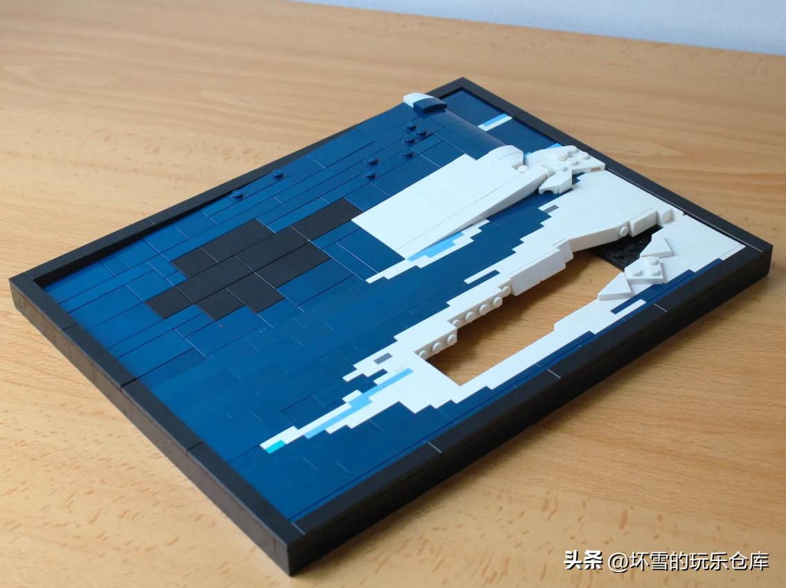 用乐高还原48年前的凶恶白鲨,IDEAS玩家是在行的