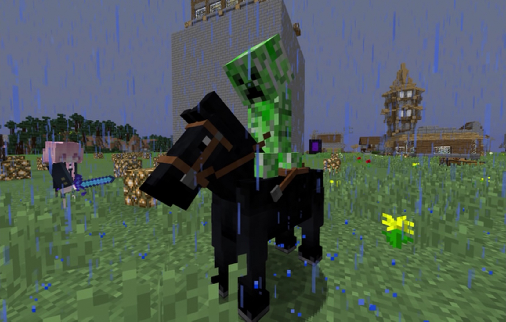 我的世界：mc生物到底有多灵性，老玩家的十张生物趣图告诉你答案