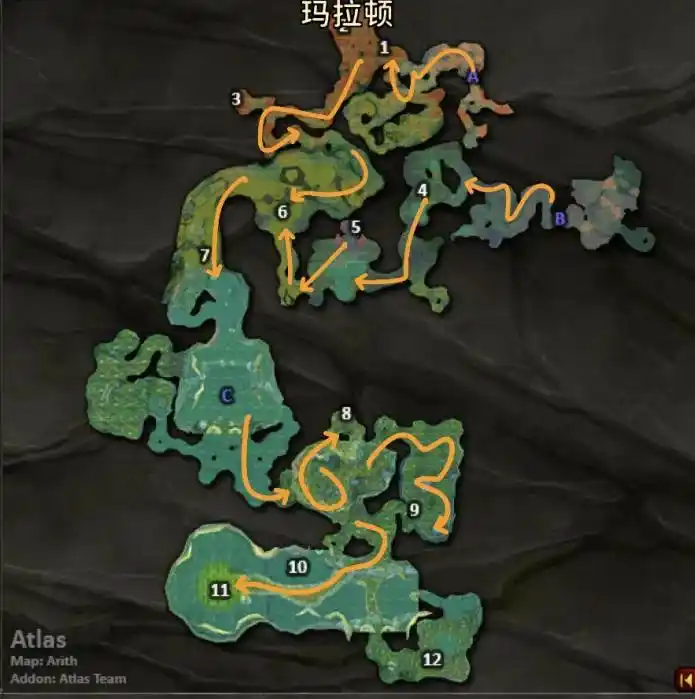 国服排随机本必备：魔兽世界经典旧世各副本路线图