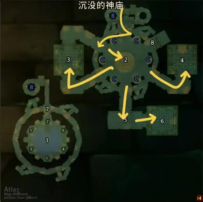 国服排随机本必备：魔兽世界经典旧世各副本路线图