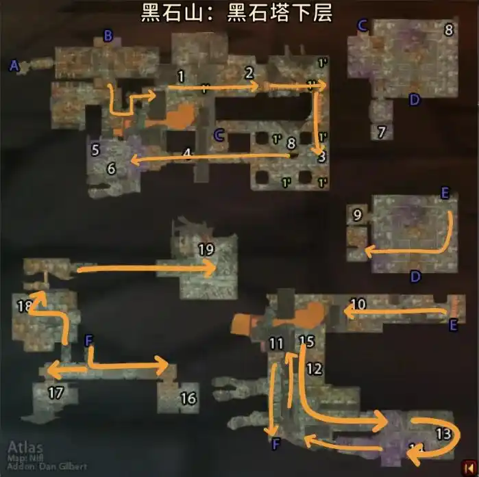 国服排随机本必备：魔兽世界经典旧世各副本路线图