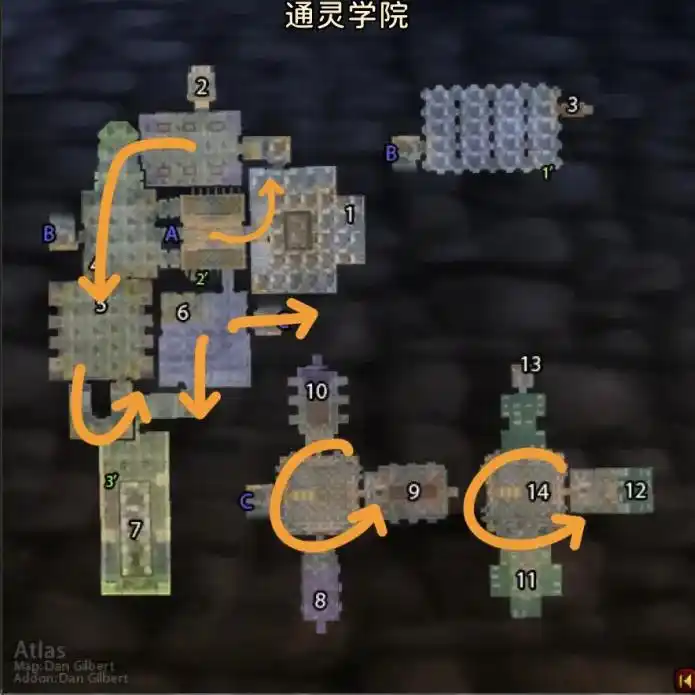 国服排随机本必备：魔兽世界经典旧世各副本路线图