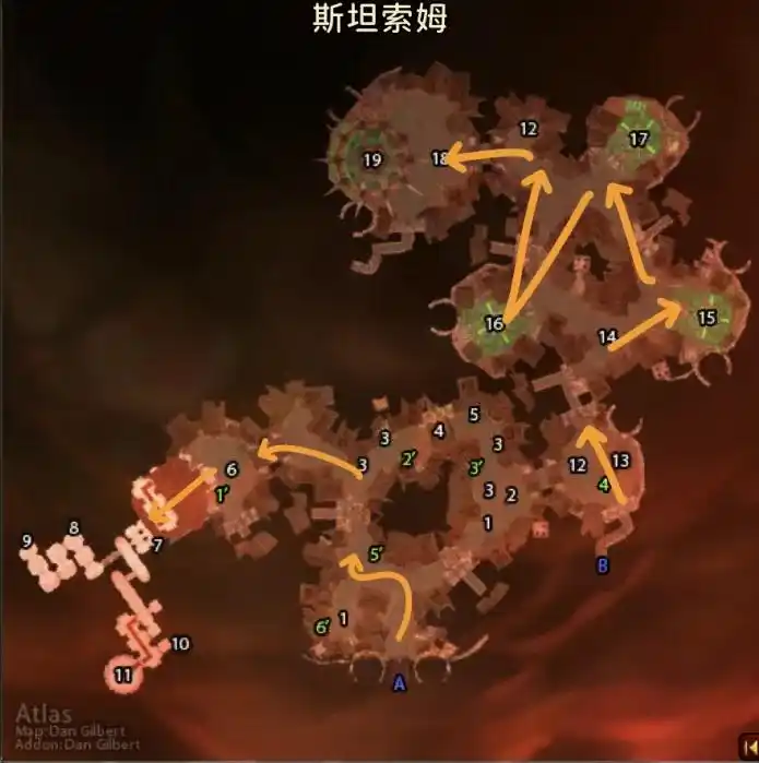 国服排随机本必备：魔兽世界经典旧世各副本路线图