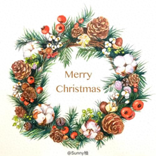 课程｜圣诞花环