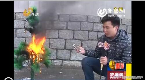 给妈妈们提个醒！漂亮的圣诞树1分钟烧成渣，市面很难见合格产品