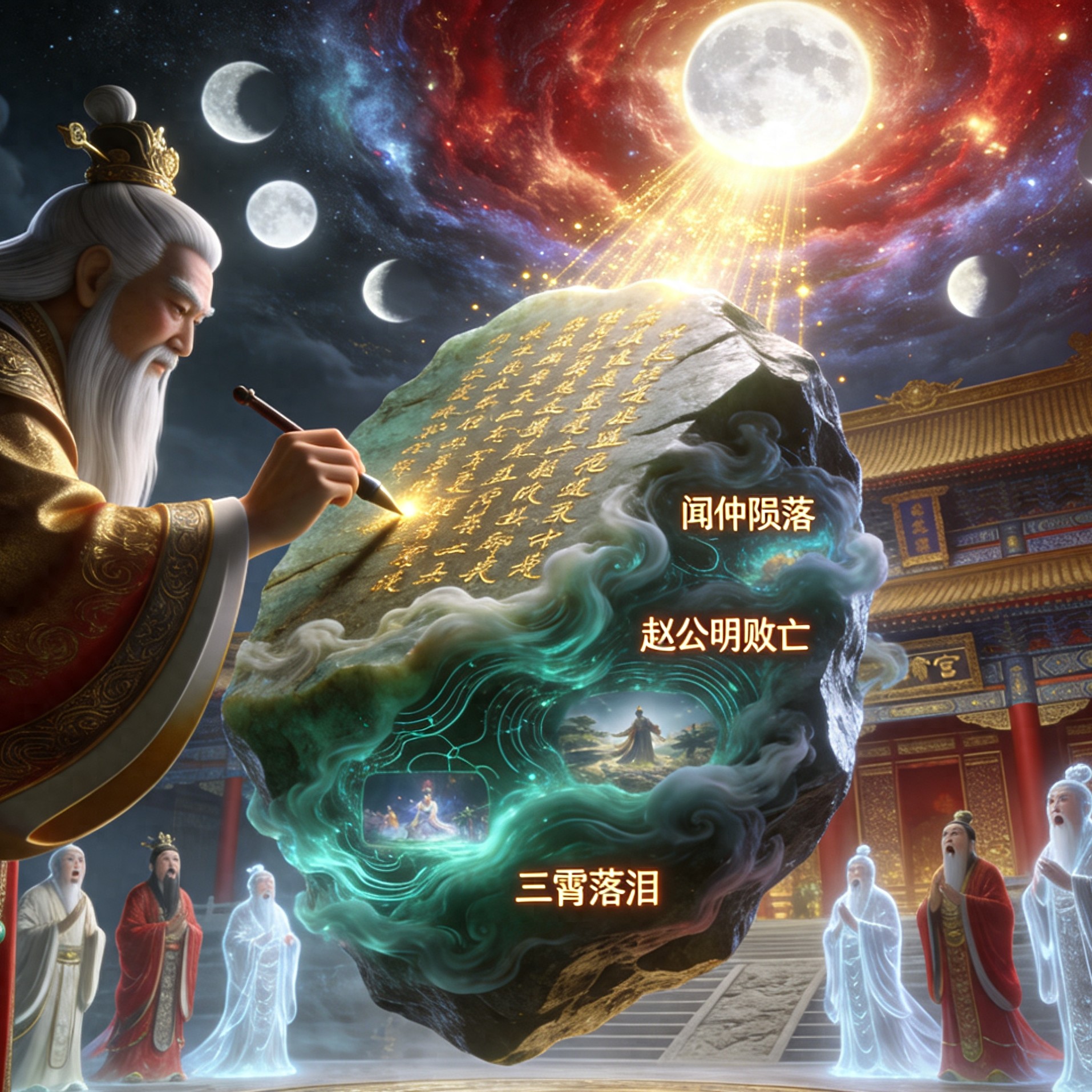 封神榜制作时，鸿钧道祖究竟看到了什么未来景象？